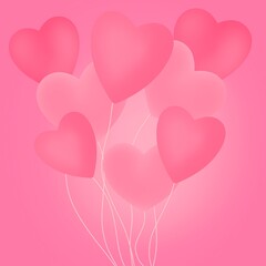 Balloon heart love 
