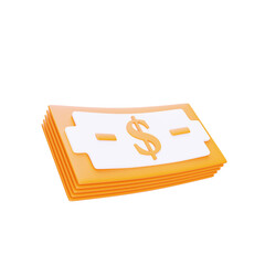 3d Icon Money Bundle