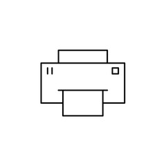 Outline Printer Icon