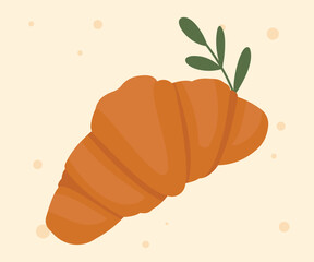 Bread and bakery vector design art. Cute icon of kinds of fresh tasty bread 