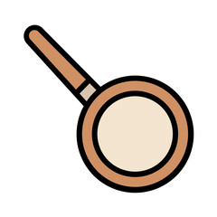 Pan Kitchen Tool Filled Outline Icon
