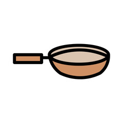 Pan Kitchen Tool Filled Outline Icon