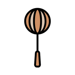 Whisk Kitchen Tool Filled Outline Icon