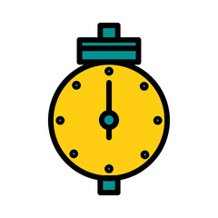 Blood Gauge Tool Filled Outline Icon