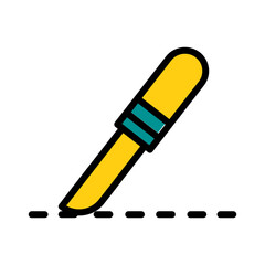 Knife Medical Tools Filled Outline Icon