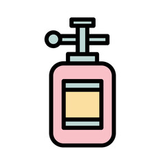 Oxygen Gas Tank Filled Outline Icon