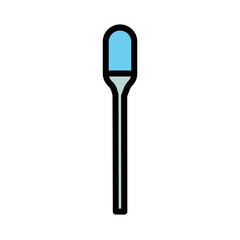 Pipette Dropper Tool Filled Outline Icon