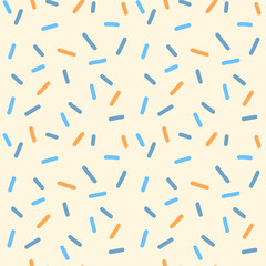Sprinkle seamless pattern. Pattern for textiles, wrapping paper, wallpapers, backgrounds