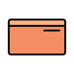 Card Cash Dollar Filled Outline Icon