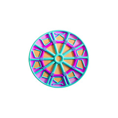 Obraz premium 3d render of a label on vintage background