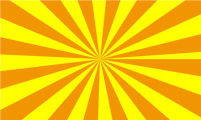 サンバースト集中線　背景素材	