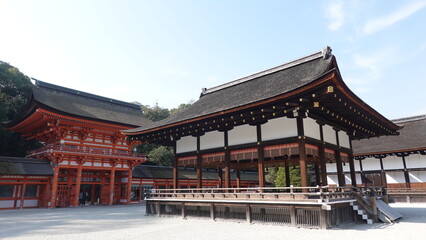 Naklejka premium 京都の神社