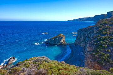 Beautiful sea landscape in Greece