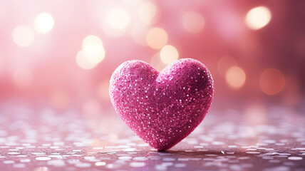 Fototapeta premium Pink heart