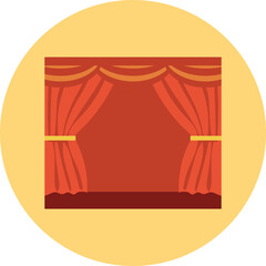 stage curtains. multimedia icon vector png. media icon vector. interactive media, intermedia mixed media icon vector. music icon png. symbol icon multimedia.