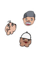 character of man cartoon