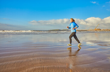 Seaside Jogging in Essaouira, Morocco