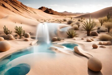 oasis in desert