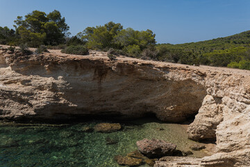 beautiful coast of ibiza