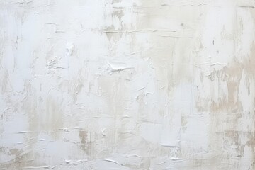 Wall texture with filler paste applied with spatula decorative white putty background. , chaotic dashes and strokes. - obrazy, fototapety, plakaty