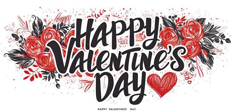 happy romantic valentine's day Generative AI