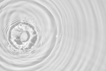 Abstract white transparent water shadow surface texture natural ripple background - obrazy, fototapety, plakaty