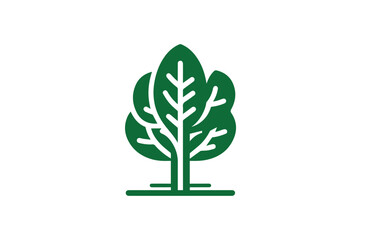 Fresh Spinach Leaf Vector Illustration Icon