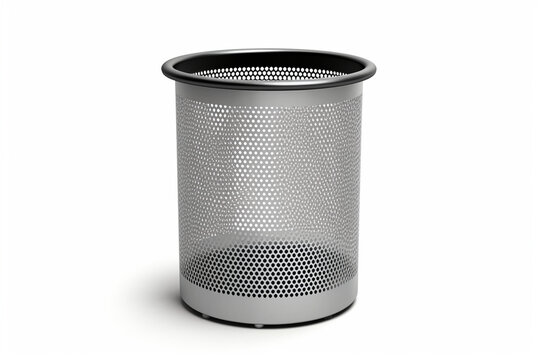 garbage can isolated on white background