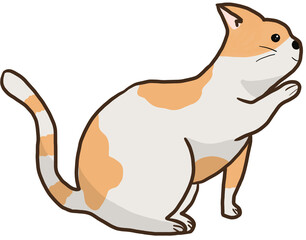 Stray cat illustration