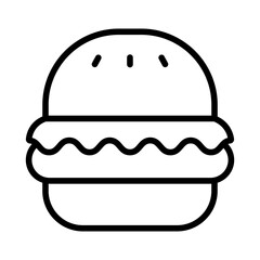 Burger line icon.