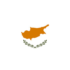 Cyprus flag png label badge