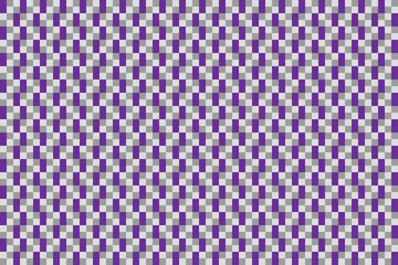 Purple lines over gray checkered pattern