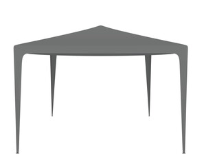 Grey  promotional tent. vector illustration