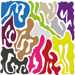 abstract pattern with shapes