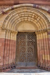 entrance to the church