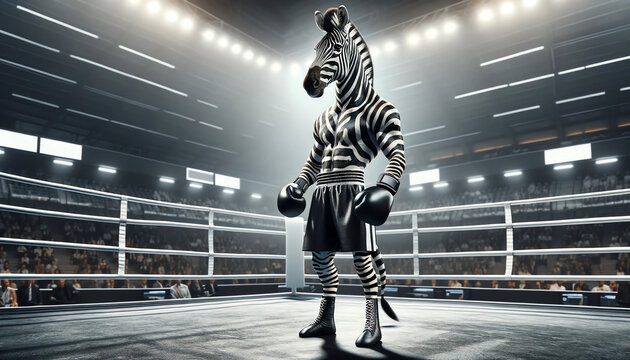 Cebra boxeadora