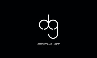 DG, GD, D, G abstract letters logo monogram