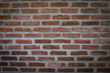 Background of old vintage brick wall
