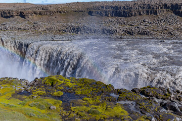 Beautiful view of Selfoss waterfall
