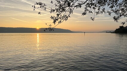Sonnenuntergang Überlinger See