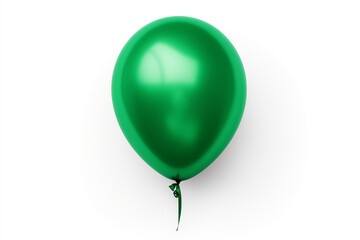 balloon green inflatable festival, isolated on white background