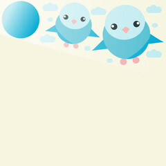 Happy cute sweet wallpaper background vector