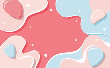 Abstract background poster. Good for fashion fabrics, postcards, email header, wallpaper, banner, events, covers, advertising, and more. Valentine's day, women's day, mother's day background.