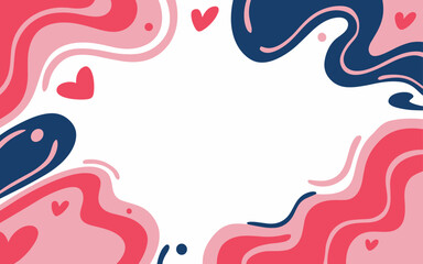 Abstract background poster. Good for fashion fabrics, postcards, email header, wallpaper, banner, events, covers, advertising, and more. Valentine's day, women's day, mother's day background.