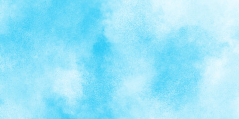 blue sky and clouds natural winter season, Beautiful landscape with clouds and fogg, White cumulus clouds surrounding randomly in blue sky, fluffy clouds on blue sky in winter season morning.