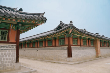 Obraz premium Gyeongbokgung Palace in Seoul, South Korea.