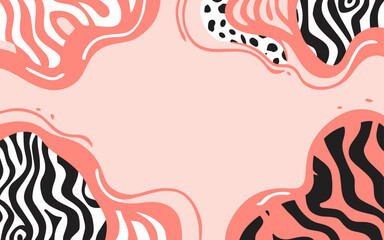 Abstract background poster. Good for fashion fabrics, postcards, email header, wallpaper, banner, events, covers, advertising, and more. Valentine's day, women's day, mother's day background.