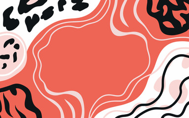 Abstract background poster. Good for fashion fabrics, postcards, email header, wallpaper, banner, events, covers, advertising, and more. Valentine's day, women's day, mother's day background.