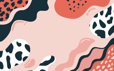 Abstract background poster. Good for fashion fabrics, postcards, email header, wallpaper, banner, events, covers, advertising, and more. Valentine's day, women's day, mother's day background.