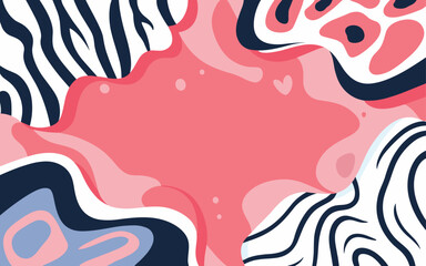 Abstract background poster. Good for fashion fabrics, postcards, email header, wallpaper, banner, events, covers, advertising, and more. Valentine's day, women's day, mother's day background.
